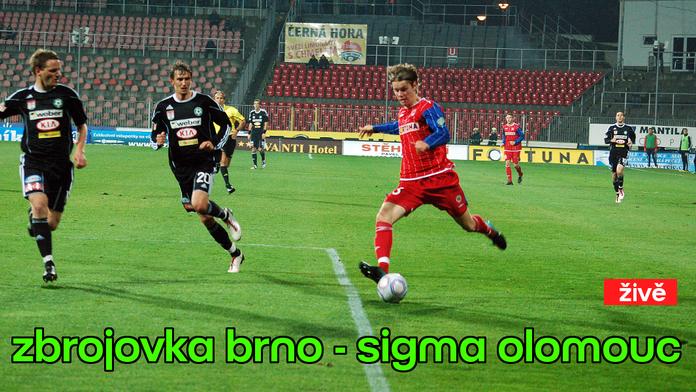 Gambrinus liga: Zbrojovka Brno - SK Sigma Olomouc na NOVA Sport