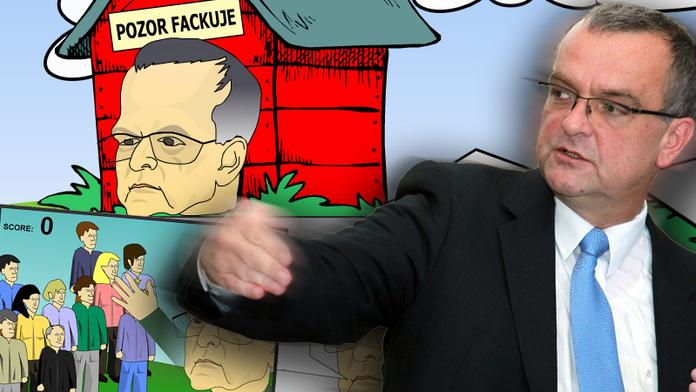 NAFACKUJTE KALOUSKOVI! Zahrajte si HRU, která zesměšňuje ministra!