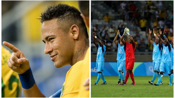 Neymar a spol. si zachránili kůži, Fidži dostalo na cestu 10 gólů!