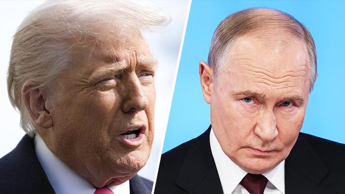 Donald Trump a Vladimir Putin