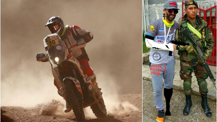 Smolný Dakar: Zásah bleskem, pád, na letišti mysleli, že má zbraň!
