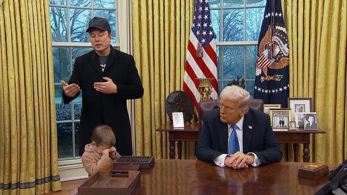 Elon Musk a Donald Trump