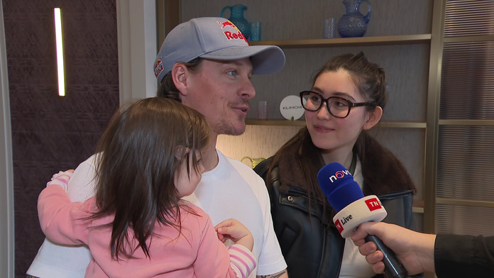 Maxim Habanec a Naomi Adachi s dcerou