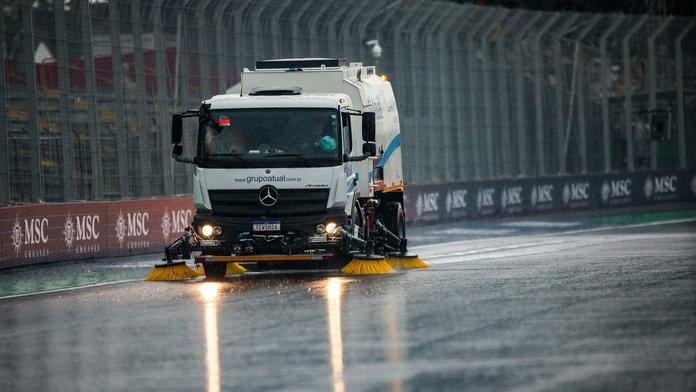 Sao Paulo F1 déšť