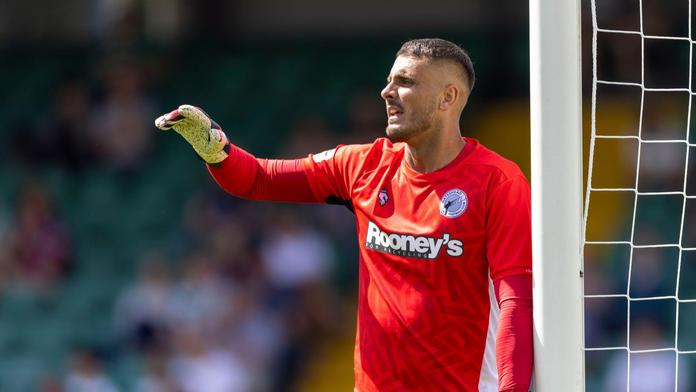 Brankář Gateshead Pete Jameson
