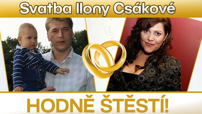 KRÁSNÁ SVATBA ILONY CSÁKOVÉ! Ale bez slziček dojetí...