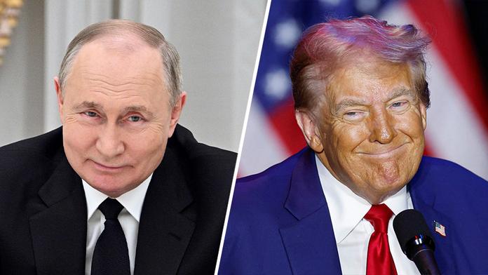 Vladimir Putin a Donald Trump