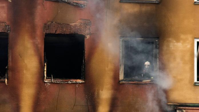 Ilustrační foto: budova, ve které vypukl požár