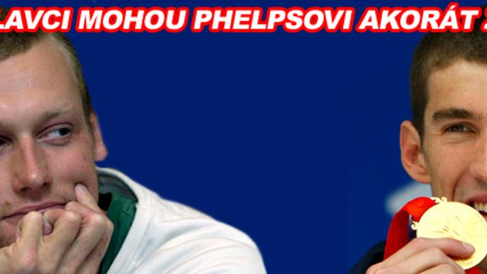 Čeští plavci mohou Phelpsovi akorát závidět