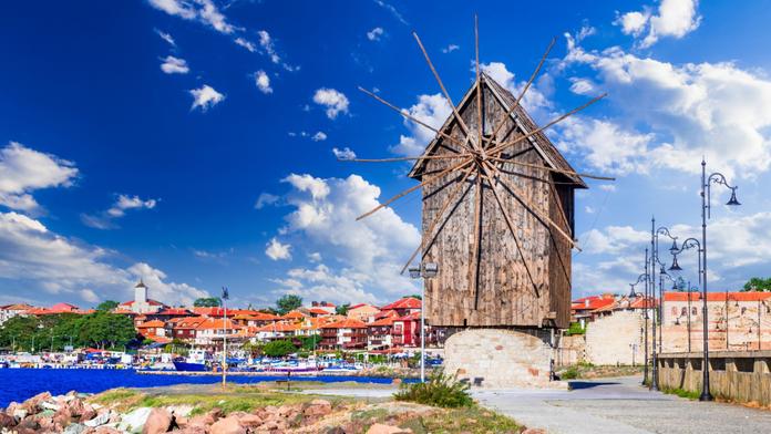 Město Nesebar v Bulharsku
