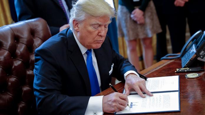 Trumpův obraz se prodal za 650 tisíc! Lépe by ho nakreslilo i dítě