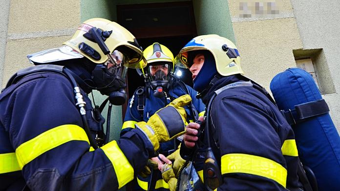 Velká evakuace Lidlu! Požár vyhnal prodavačky i zákazníky