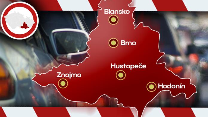 SJÍZDNOST SILNIC: Na jižní Moravě na mnoha místech kryje silnice nebezpečná ledovka