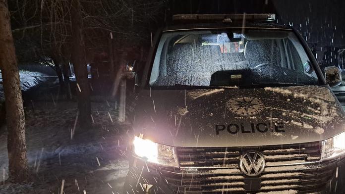 Policie na místě činu