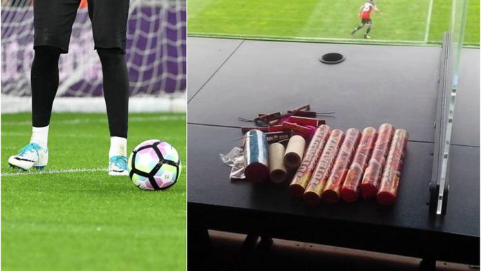 Slovenský fotbalista propašoval na stadion petardy! Už zná trest