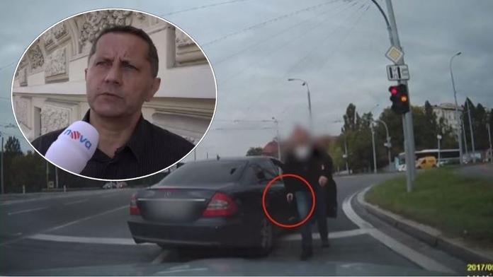 Policista vytáhl na řidiče v Plzni zbraň, soud ho podruhé očistil!