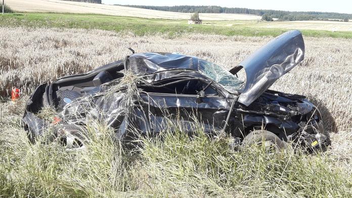 Havárie Audi TT na Plzeňsku