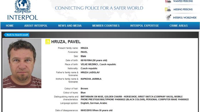 Uneseného Čecha už hledá i Interpol. Je živý nebo mrtvý?