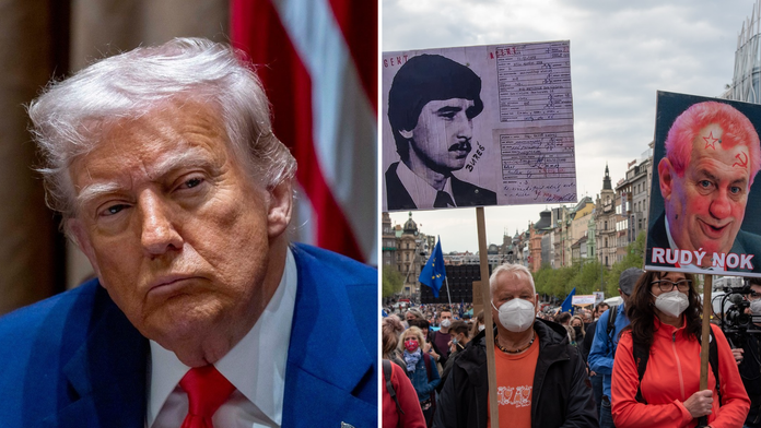 Donald Trump / demonstrace Milion chvilek pro demokracii 29. 4. 2021