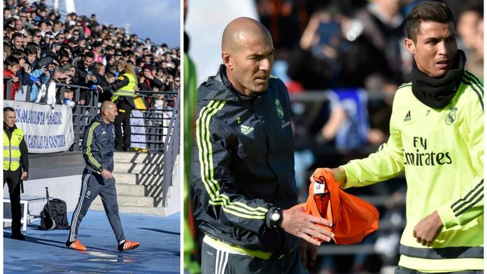 Šest tisíc fanoušků na tréninku: Takhle přivítali Zidana v Realu!