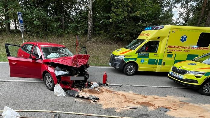 Dopravní nehoda u Jarošova nad Nežárkou