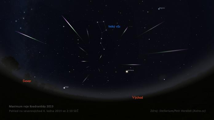 Zkraje nového roku ozáří oblohu meteory! Bude jich až 80 za hodinu