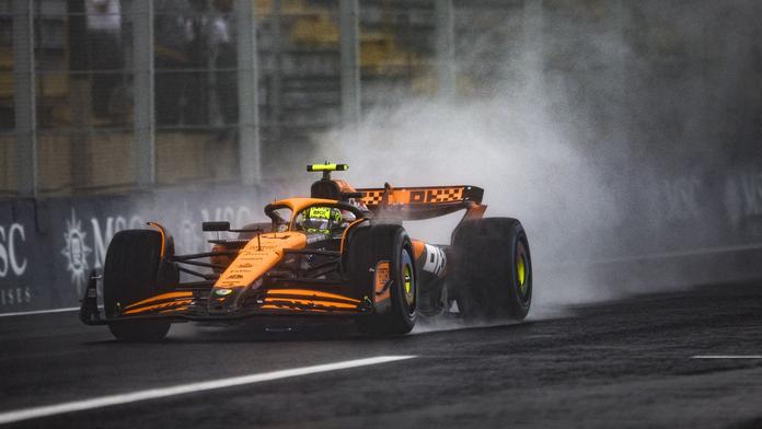 Šílená kvalifikace F1! Spousta bouraček, výhra Norrise a odstup Verstappena