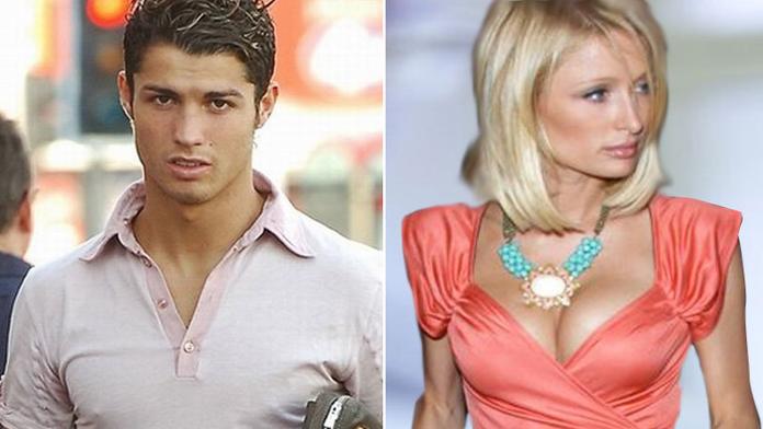 Ronaldo strávil noc s Paris Hilton