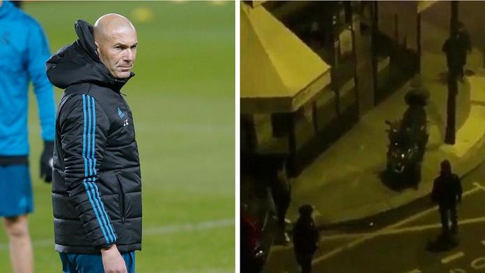 Fanoušci PSG před hotelem Realu hráli na bubny házeli dělobuchy!