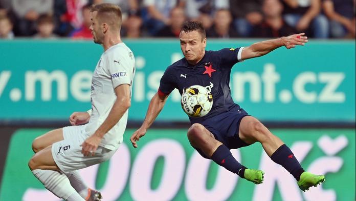 Slavia zachránila remízu až z penalty. Vrbův Baník opět ztratil body