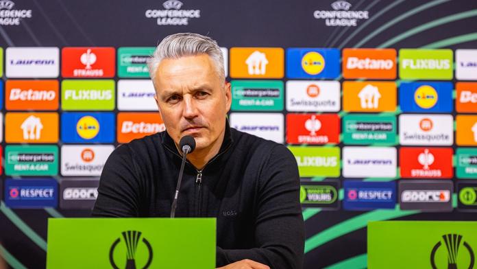 Trenér Sigmy Olomouc Tomáš Janotka