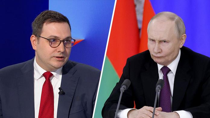 Jan Lipavský a Vladimir Putin