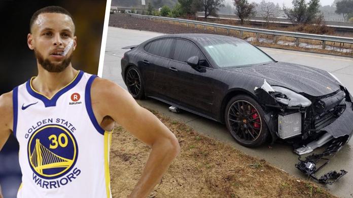 ŠOK pro NBA: Hvězdný Stephen Curry měl autonehodu! FOTO