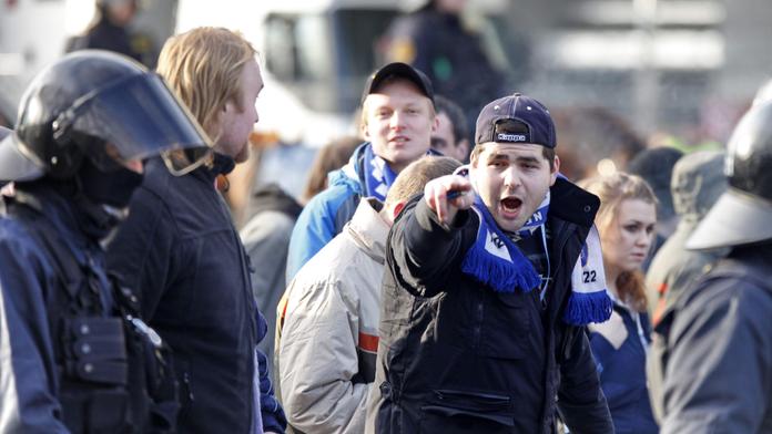Do Prahy dorazilo na fotbal několik desítek Baníkovců, k incidentům nedošlo