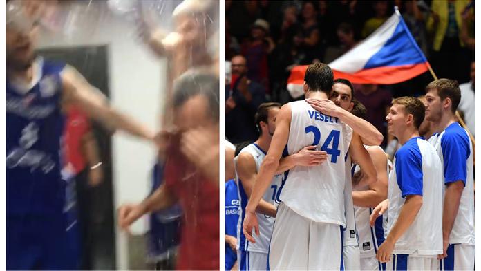 Radost v české šatně: Takhle slavili basketbalisté postup na MS!