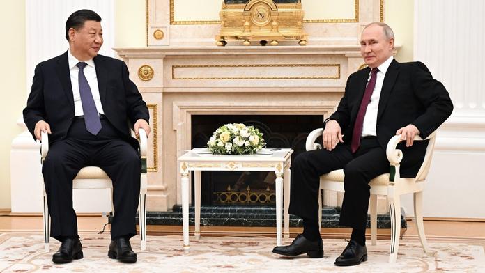 Vladimir Putin a Si Ťin-pching
