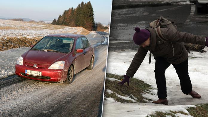VÝSTRAHA: Meteorologové varují před mrznoucím deštěm a ledovkou