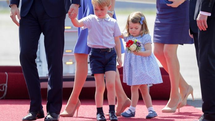 Princ George a princezna Charlotte