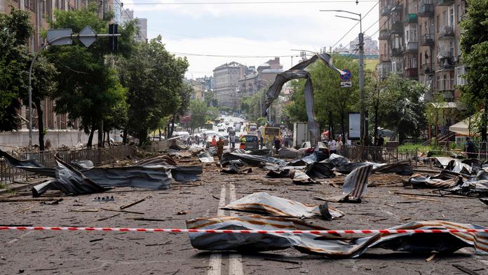 Ruský útok na Ukrajinu, 8. 7. 2024 Kyjev
