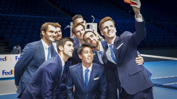 Championfie! S Berdychem se křenili i Djokovič nebo Federer