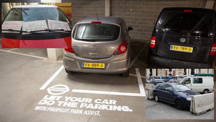 Parkuješ jako idiot? Čeká tě vtipný trest, anebo taky hodně krutý!