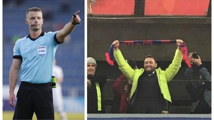 Vzácný host! Sudí Orel pískal pod dohledem Conora McGregora