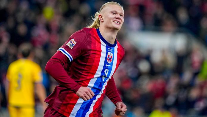 Norové míří mezi elitu, Haaland má hattrick. Anglie dala v derby bůra