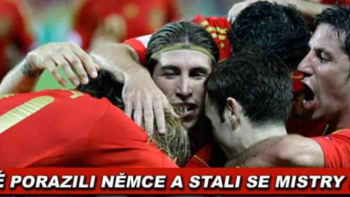 Finále EURA: Španělsko - Německo 1:0