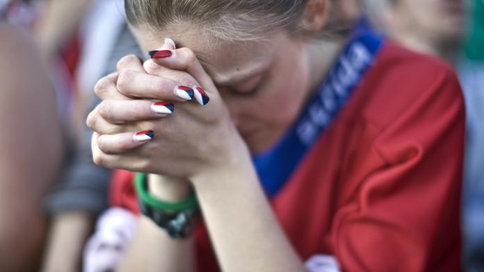 OBRAZEM: Naděje, radost i bolest českých hokejových fanoušků