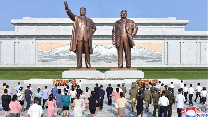 Památník Mansudae v Severní Koreji