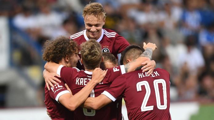 Sparta rozdrtila Liberec, Gebre Selassie se vrátil s červenou kartou