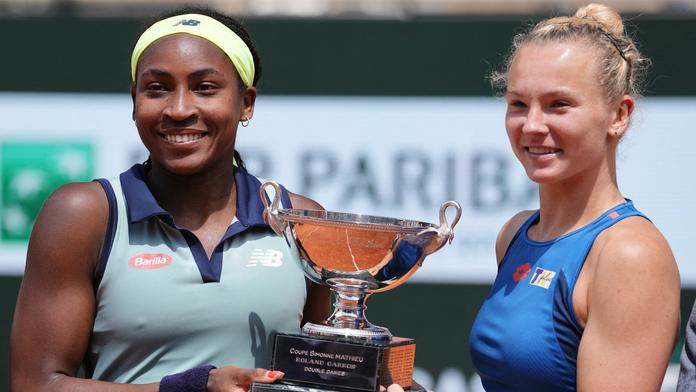 Česká tenisová radost. Kateřina Siniaková má grandslamový titul ve čtyřhře
