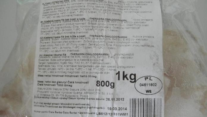 Pozor na tuhle rybu z Tesca! Místo masa v ní byla zmrzlá voda