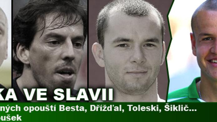 Do Slavie přichází Hloušek. Odchází Dřížďal, Šiklič i Besta!